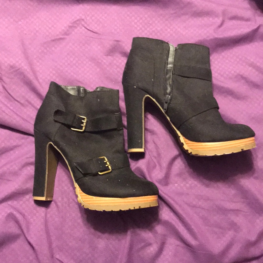 Black booties